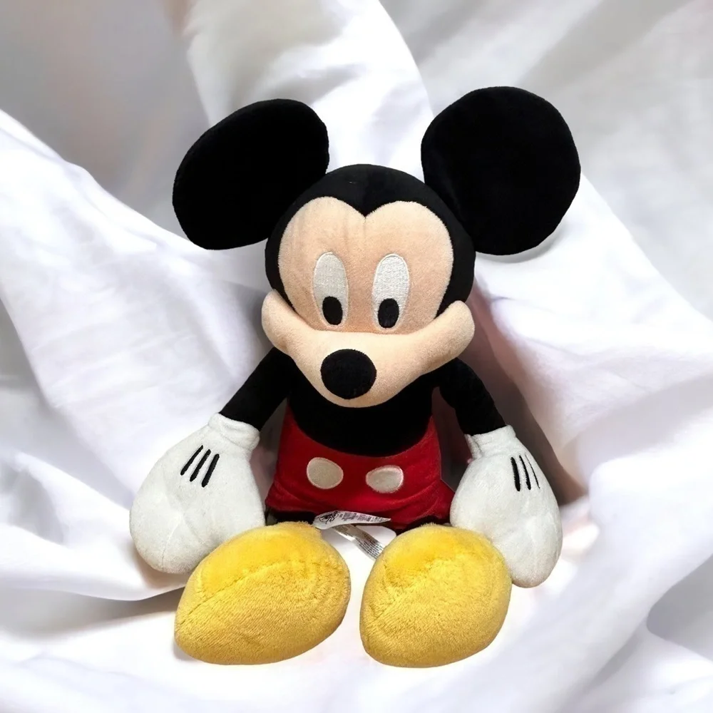 Mickey Mouse Large Plush Disney Kids Toy Black Red Stuffed Animal